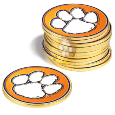 Clemson Tigers Golf Ball Marker (12 Pack)