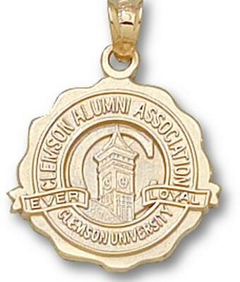 Clemson Tigers "Seal" Pendant - 10KT Gold Jewelry