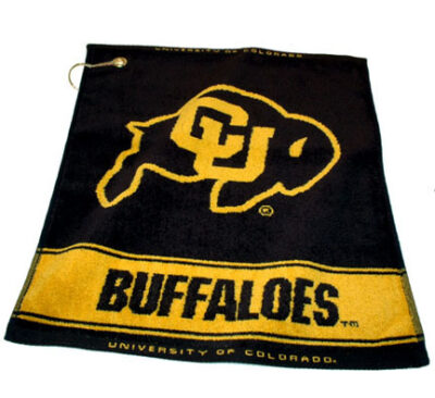 Colorado Buffaloes 16" x 19" Woven Golf Towel (Set of 2)