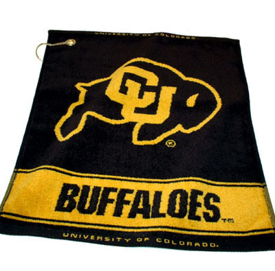 Colorado Buffaloes 16" x 19" Woven Golf Towel (Set of 2)