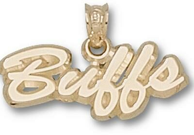 Colorado Buffaloes Script "Buffs" Pendant - 10KT Gold Jewelry