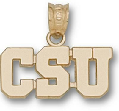 Colorado State Rams "CSU" Pendant - 10KT Gold Jewelry