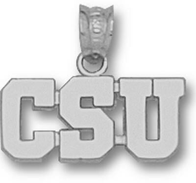 Colorado State Rams "CSU" Pendant - Sterling Silver Jewelry