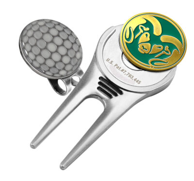 Colorado State Rams Divot Tool Hat Clip with Golf Ball Marker (Set of 2)