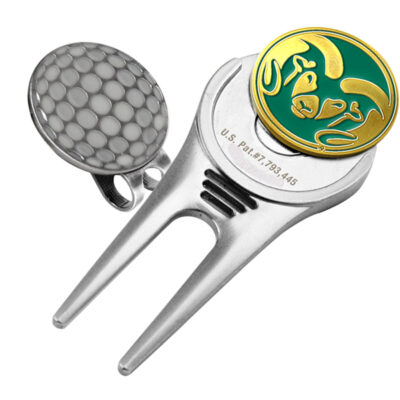 Colorado State Rams Divot Tool Hat Clip with Golf Ball Marker (Set of 2)