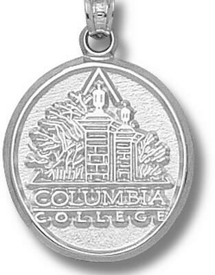 Columbia College Cougars "Logo" 5/8" Pendant - Sterling Silver Jewelry