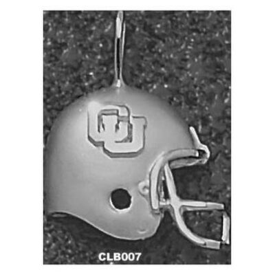 Columbia Lions "CU Football Helmet" Pendant - Sterling Silver Jewelry