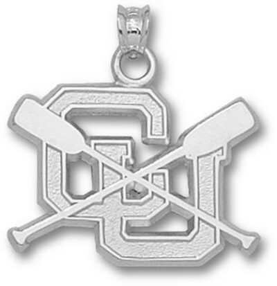 Columbia Lions "CU with Oars" Pendant - Sterling Silver Jewelry