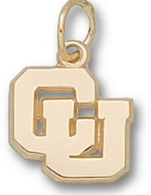 Columbia Lions Interlocked "CU" 5/16" Charm - 14KT Gold Jewelry