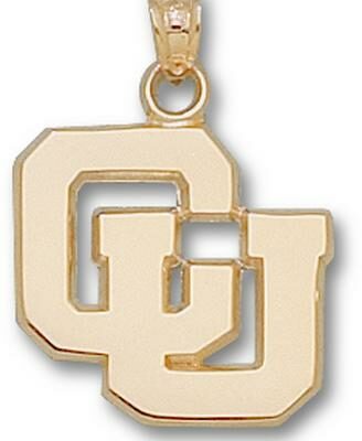 Columbia Lions Interlocked "CU" Pendant - 10KT Gold Jewelry