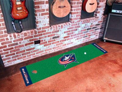 Columbus Blue Jackets 18" x 72" Golf Putting Green Mat