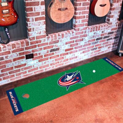 Columbus Blue Jackets 18" x 72" Golf Putting Green Mat