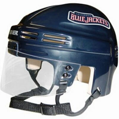 Columbus Blue Jackets NHL Authentic Mini Hockey Helmet from Bauer (Blue)