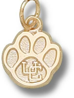 Connecticut Huskies "UC Paw" 3/8" Charm - 14KT Gold Jewelry