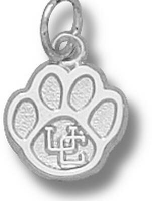 Connecticut Huskies "UC Paw" 3/8" Charm - Sterling Silver Jewelry