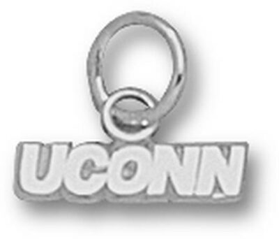 Connecticut Huskies "UConn" 1/8" Charm - Sterling Silver Jewelry