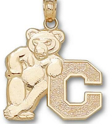 Cornell Big Red Bears "Bear with C" Pendant - 14KT Gold Jewelry