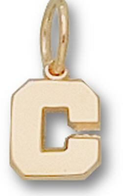 Cornell Big Red Bears "C" 1/4" Charm - 10KT Gold Jewelry