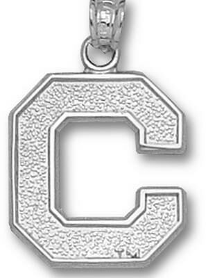 Cornell Big Red Bears "C" Pendant - Sterling Silver Jewelry