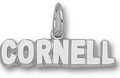 Cornell Big Red Bears "Cornell" 3/16" Charm - Sterling Silver Jewelry