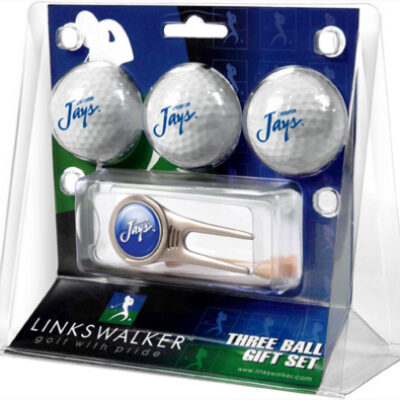 Creighton Blue Jays 3 Golf Ball Gift Pack with Cap Tool