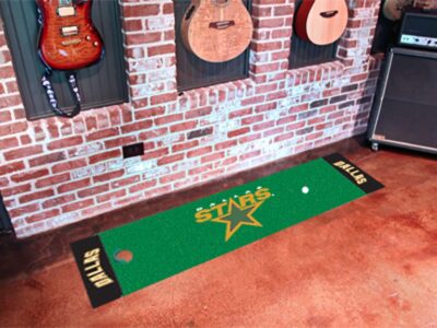 Dallas Stars 18" x 72" Golf Putting Green Mat