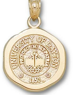 Dayton Flyers "Seal" Pendant - 10KT Gold Jewelry