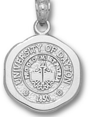 Dayton Flyers "Seal" Pendant - Sterling Silver Jewelry