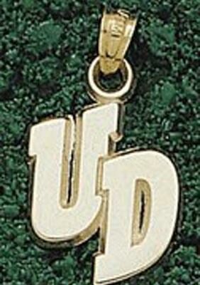 Dayton Flyers "UD" 1/4" Pendant - 10KT Gold Jewelry