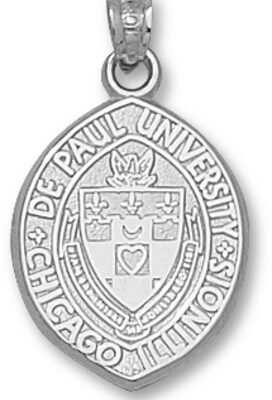 DePaul Blue Demons "Seal" Pendant - Sterling Silver Jewelry