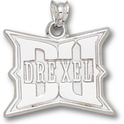 Drexel Dragons "DU Drexel" Pendant - Sterling Silver Jewelry