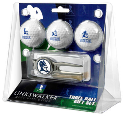 Duke Blue Devils 3 Ball Golf Gift Pack with Kool Tool