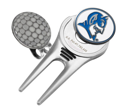 Duke Blue Devils Divot Tool Hat Clip with Golf Ball Marker (Set of 2)