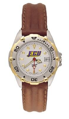 East Carolina Pirates "ECU with Sword" All Star Watch with Leather Band - Women's