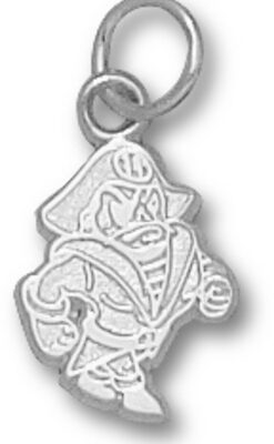 East Carolina Pirates "Petey" 1/2" Charm - Sterling Silver Jewelry