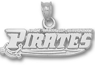 East Carolina Pirates "Pirates" Pendant - Sterling Silver Jewelry