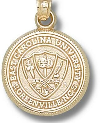 East Carolina Pirates "Seal" Pendant - 14KT Gold Jewelry