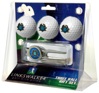 East Tennessee State Buccaneers 3 Ball Golf Gift Pack with Kool Tool