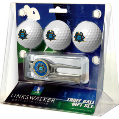 East Tennessee State Buccaneers 3 Ball Golf Gift Pack with Kool Tool