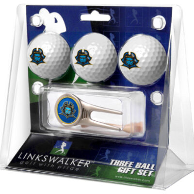 East Tennessee State Buccaneers 3 Golf Ball Gift Pack with Cap Tool