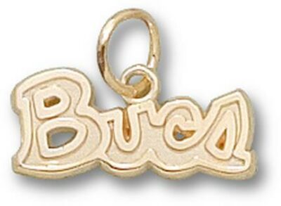 East Tennessee State Buccaneers "Bucs" 1/4" Charm - 10KT Gold Jewelry