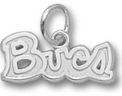 East Tennessee State Buccaneers "Bucs" 1/4" Charm - Sterling Silver Jewelry