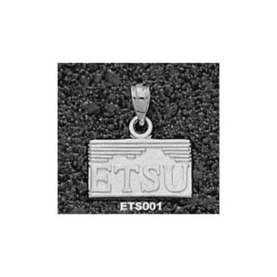 East Tennessee State Buccaneers "ETSU" Pendant - Sterling Silver Jewelry