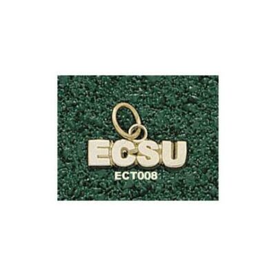 Eastern Connecticut State Warriors "ECSU" 3/16" Charm - 10KT Gold Jewelry