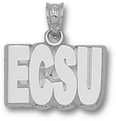 Eastern Connecticut State Warriors "ECSU" Pendant - Sterling Silver Jewelry