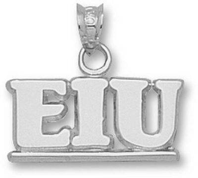 Eastern Illinois Panthers "EIU" 5/16" Pendant - Sterling Silver Jewelry