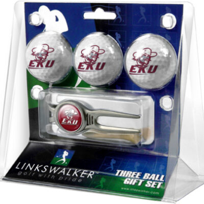 Eastern Kentucky Colonels 3 Ball Golf Gift Pack with Kool Tool