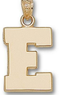 Eastern Kentucky Colonels "E" 5/8" Pendant - 10KT Gold Jewelry