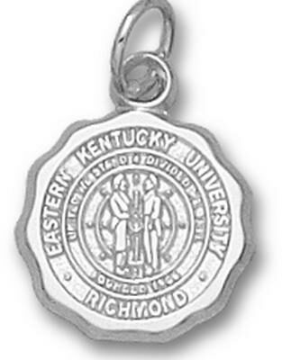 Eastern Kentucky Colonels "Seal" 1/2" Charm - Sterling Silver Jewelry