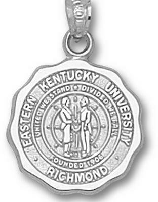 Eastern Kentucky Colonels "Seal" 5/8" Pendant - Sterling Silver Jewelry